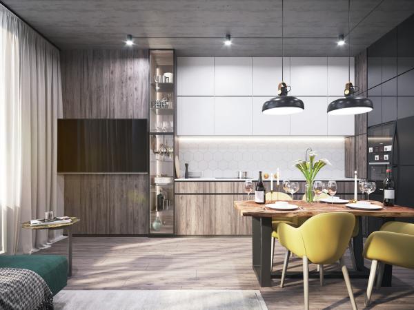 Buy cheap High End Custom Luxury Modern Melamine Full Kitchen Furniture Cabinet For Home from wholesalers