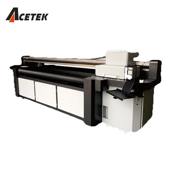Buy cheap 3.2m UV Textile Printer , Hybrid Printing Machine 4/8pcs Head from wholesalers