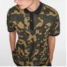 Buy cheap Cotton Casual Mens Polo Style Shirts , Camouflage Golf Shirt For Male from wholesalers