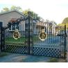 Buy cheap Black Mat Ornamental Fences And Gates / Decorative Metal Garden Gates from wholesalers