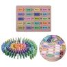 Buy cheap Mathematics 4.5cm Wooden Domino Blocks Montessori Math Blocks from wholesalers