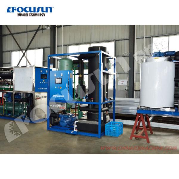 R22 Refrigerant 6 Ton Heavy Duty Industrial Ice Tube Making Maker Machine for