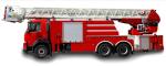 Volvo 42m Rescue Aerial Ladder Fire Fighting Truck with Water Tank