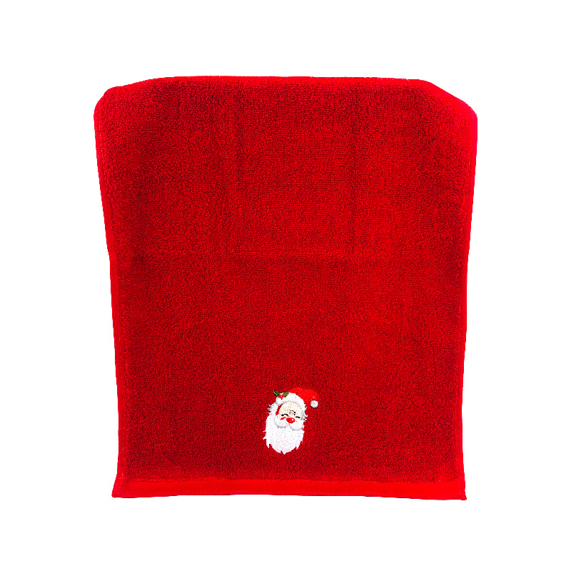 2023 Christmas Towel Gift Set Hypoallergenic Cotton Towels in Gift Box with Embroidery