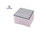 Buy cheap Non Woven Fiber H13 Hepa Pocket Bag Filter For Clean Room from wholesalers