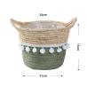 Buy cheap Handicraft Natural Seagrass Storage Basket With Handle ECO Friendly Kids Toy Clothes Baskets Storage Home Decoractions from wholesalers