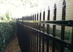 Tubular 2100x2400mm Ornamental Steel Fence Panels Anti Rust