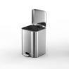 Buy cheap OEM Accepted 18L Rolling Cover Type Stainless Steel Trash Bin For Household Garbage Container from wholesalers