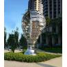 Buy cheap Outdoor Stainless Steel Art Sculptures Flower Bud Polished Mirror Surface from wholesalers
