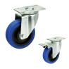 Buy cheap 100mm Diameter Blue TPR Trolley Casters Wheel With M12x30mm Threaded Stem from wholesalers