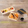 Buy cheap 14 Ounce Compostable Food Containers, Square Wooden Bento Boxes Flare, Grease Resistant, Natural Poplar To Go Boxe from wholesalers