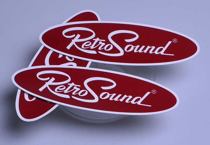 Custom printing high quality PVC vinyl die cut oval UV resistant car sticker