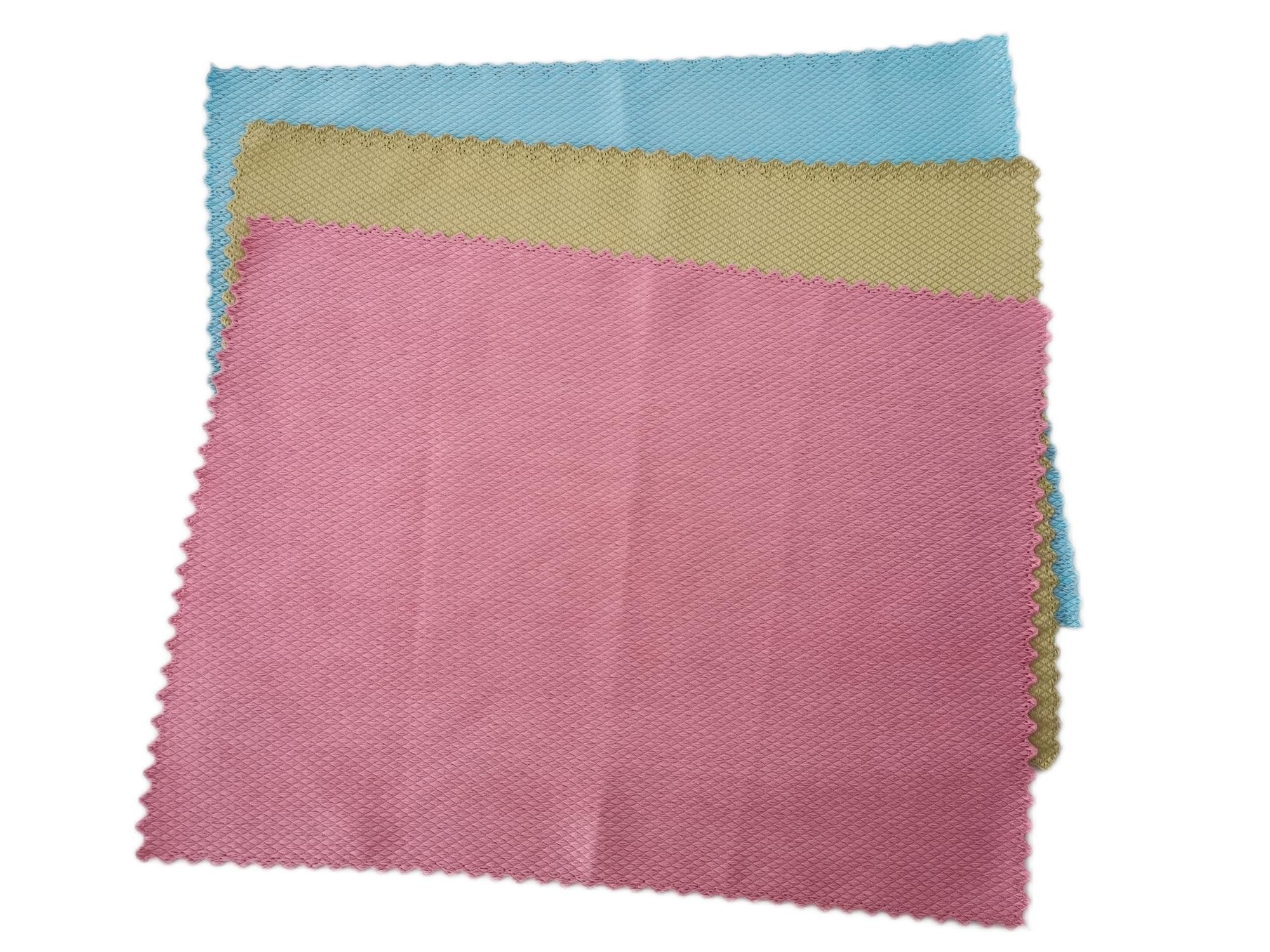 Diamond Edgless Microfiber Cleaning Cloths 30x40cm Microfiber Glass Towel