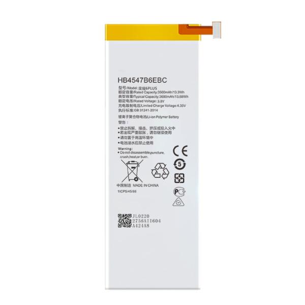 Quality White Huawei Mobile Phone Lithium Ion Battery HB4547B6EBC 3500mah Free Samples for sale