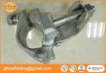 BS 1139 galvanized drop forged double coupler fixed clamp for 48.3mm tube in
