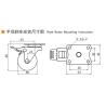 Buy cheap Yellow Small Rigid Casters Aluminum Caster Wheels 1.5 Inch 38mm from wholesalers