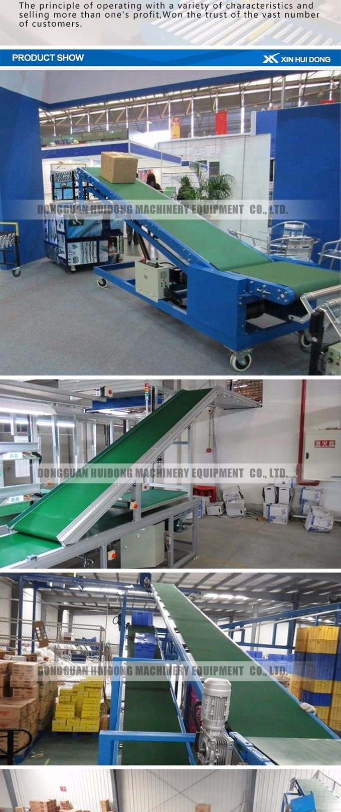 High Capacity Belt Driven Live Roller Conveyor , Food Industrial Conveyor Systems