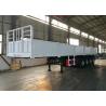 Buy cheap 45FT 4 Axle Drop Side Trailer With 60000kg Payload from wholesalers