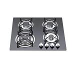 Top Glass Kitchen Built In Gas Hob Smart Cooktop 4 Burner For Household