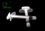 ABS PC Transparent 1cc Luer Lock Syringe For Fillers