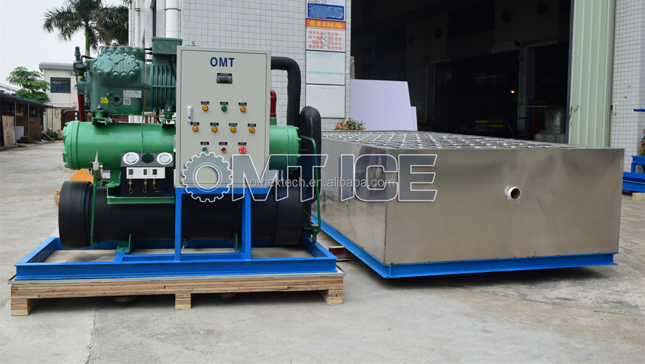 High Productivity Industrial Ice Block Making Machine Intelligent 1870*870*1710mm