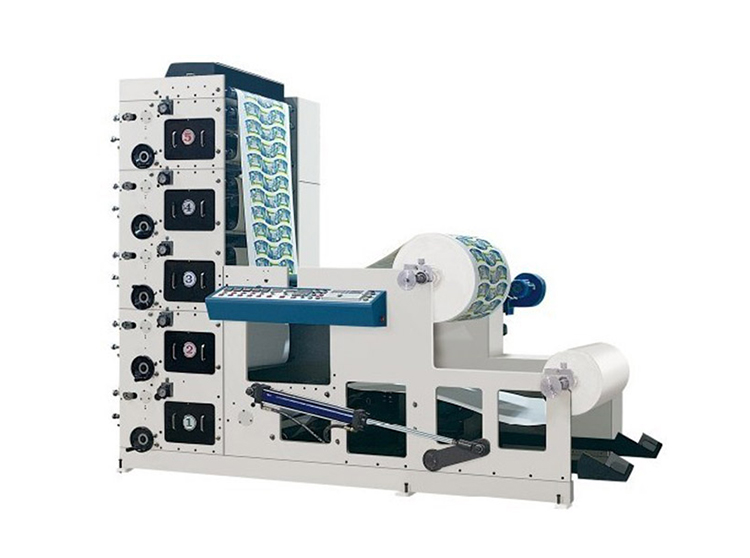 High Speed Plastic Manufacturing Machine 4 Color Paper Cup Flexo Printing Machine