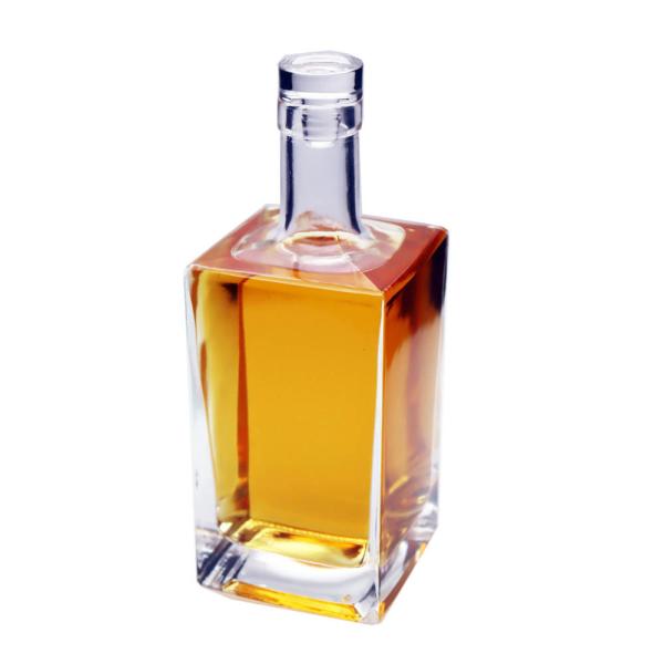Quality Vinolock Cubic Fancy Glass Liquor Bottles 0.7L 21.5mm Finish for sale