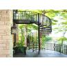 Buy cheap Exterior Space Saving Spiral Staircase , Decorative Spiral Staircase No Welding from wholesalers