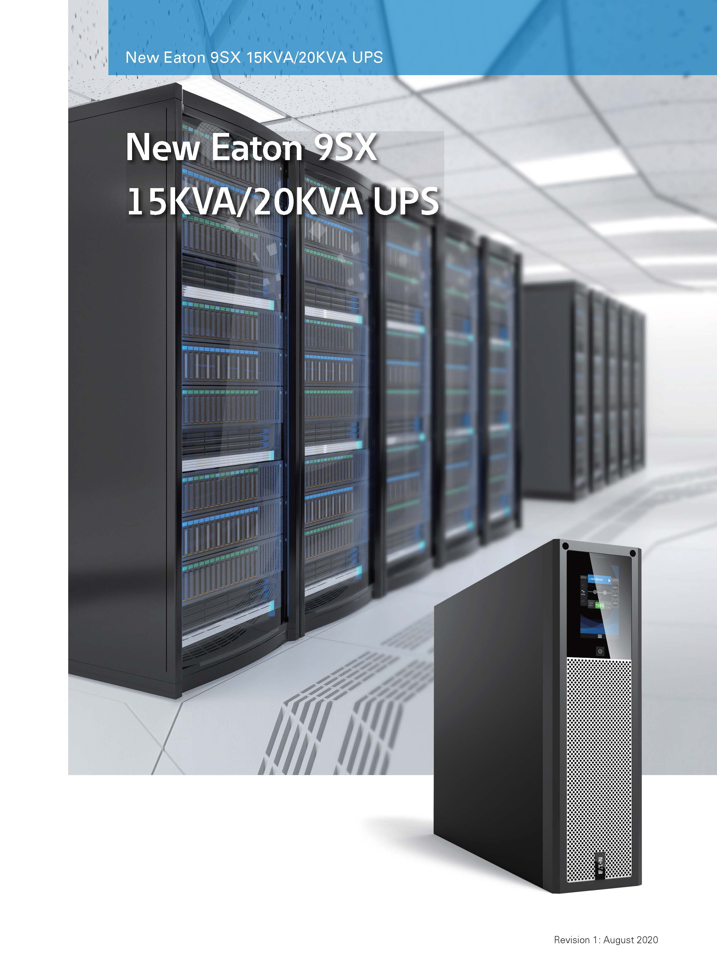 15kVA 15000VA 20000VA Eaton 9SX On-line Tower UPS Technology with 8 pcs 12V 9Ah Battery