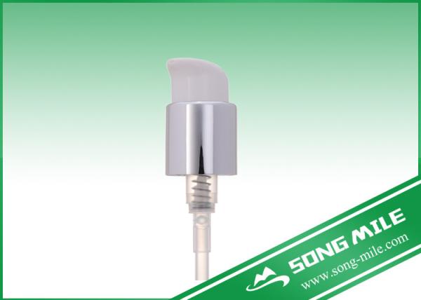 Buy cheap 24/410,28/410 PP White Plastic Cream Dispenser with Whole Cap from wholesalers