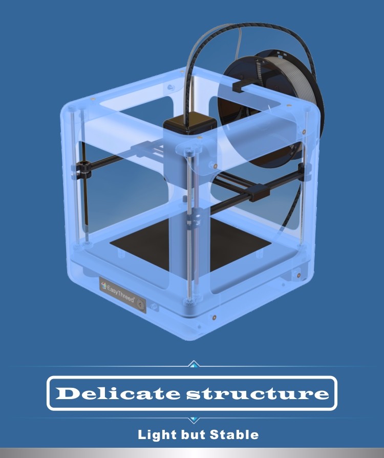 Easythreed Most Popular Fast Speed High Quality heatedbed large 3D Printer