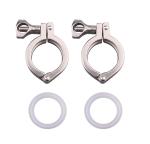 Hexagon/Round Head Code Wenzhe Tri-clamp Stainless Steel 304 Single Pin Heavy