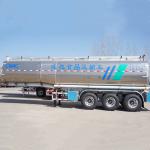 46000L CIMC 3 Axle Stainless Steel Tanker Trailers