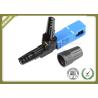 Buy cheap 3.0mm Fiber Optic Accessories SC / UPC FTTH Quick Connect Fiber Optic Connectors from wholesalers