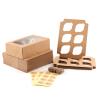 Buy cheap Eco Friendly Kraft Paper Fold Food Packaging Boxes for Bakery Boxes Cookie Box Designs from wholesalers
