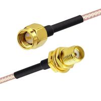 Buy cheap Custom RG 174 SMA Male to SMA Female Assembly Jumper RF Adapter Connectors product