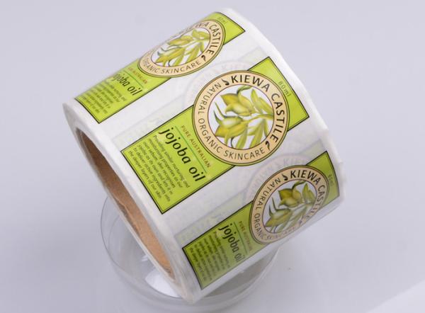 Buy cheap Personalized customized 80ml jojoba oil natural organic skincare bottle sticker labels from wholesalers