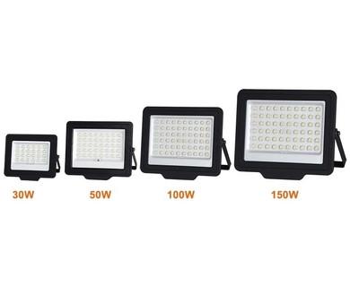 Buy cheap Outdoor Waterproof 100 Watt Solar Flood Lights 170 Lm/W With Heat Dissipation Shell from wholesalers