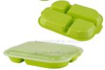5 Compartment Lunch Box Disposable Plastic Food Container, biodegradable Fast