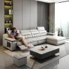 Buy cheap Italian Style Minimalist Multi-Functional Foldable Electric Leather Sofa Bed 320*165*93CM from wholesalers