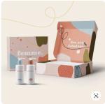 BSCI Recyclable Corrugated Paper Cosmetics Box With Insert