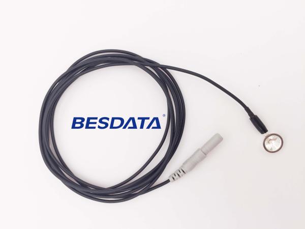 Buy cheap Coated Gold / AgCl / Pure Silver / Sintered EEG Electrodes With Shielded Cable from wholesalers