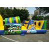 Buy cheap Yellow Adult Inflatable Obstacle Course with 0.55mm PVC Tarpaulin from wholesalers