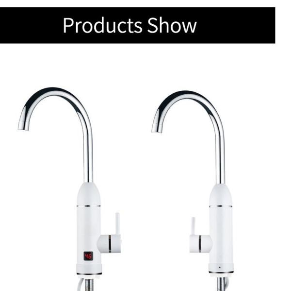 304 Stainless Digital Control Electric Faucet LVD Fast Electric Heating Water