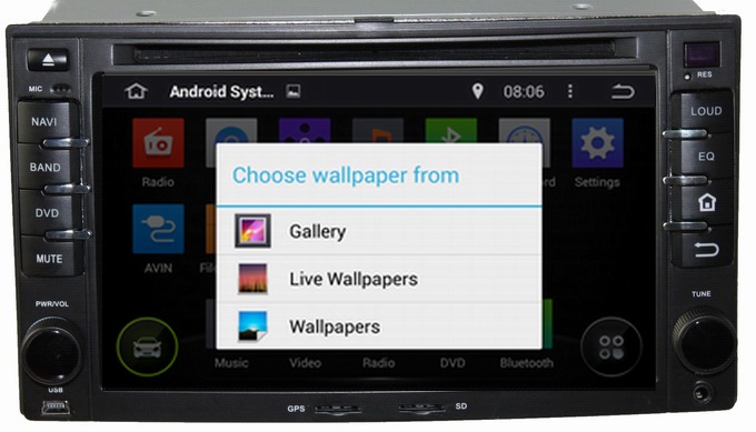 Ouchuangbo Car GPS Navigation Stereo System for Kia Cerato 2003-2008 3G Wifi Multimedia OC