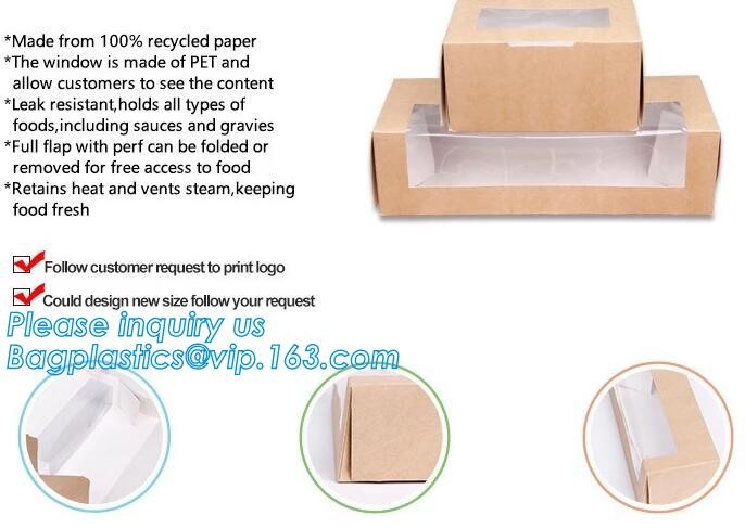 economy Cupcake Box White Window Cake Box customized Wedding Cake Box,6inch in stock PET Plastic Clear birthday Cake Box