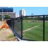 Buy cheap Black Chain Link Gate , Chain Mesh Fencing Baseball Football Court Applied from wholesalers