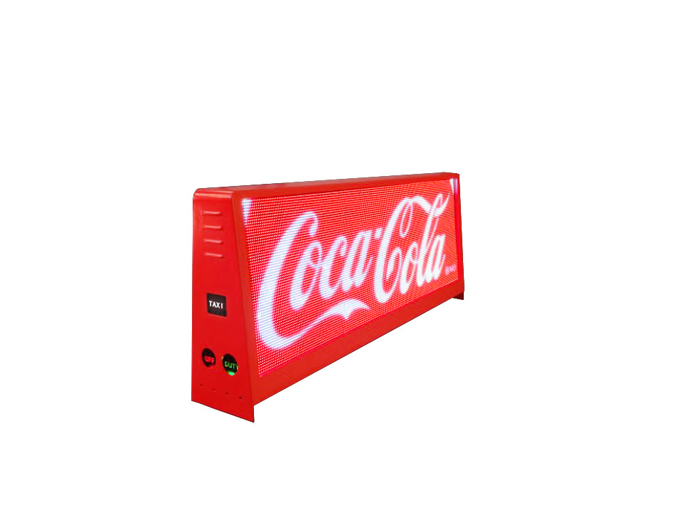 Car / Taxi Top LED Display Sign 3G 4G Outdoor Advertising 5mm Pixel Pitch