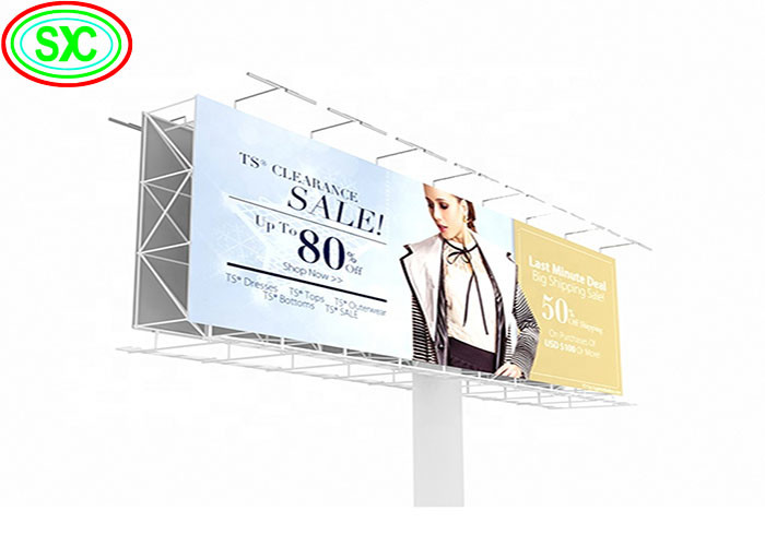 HD Rental Die-Cast Aluminum Cabinet Module P10 LED Billboard Display High Brightness