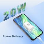 5V 3A GaN Fast Charger PD 20W GaN Usb C Charger With Fireproof PC Material
